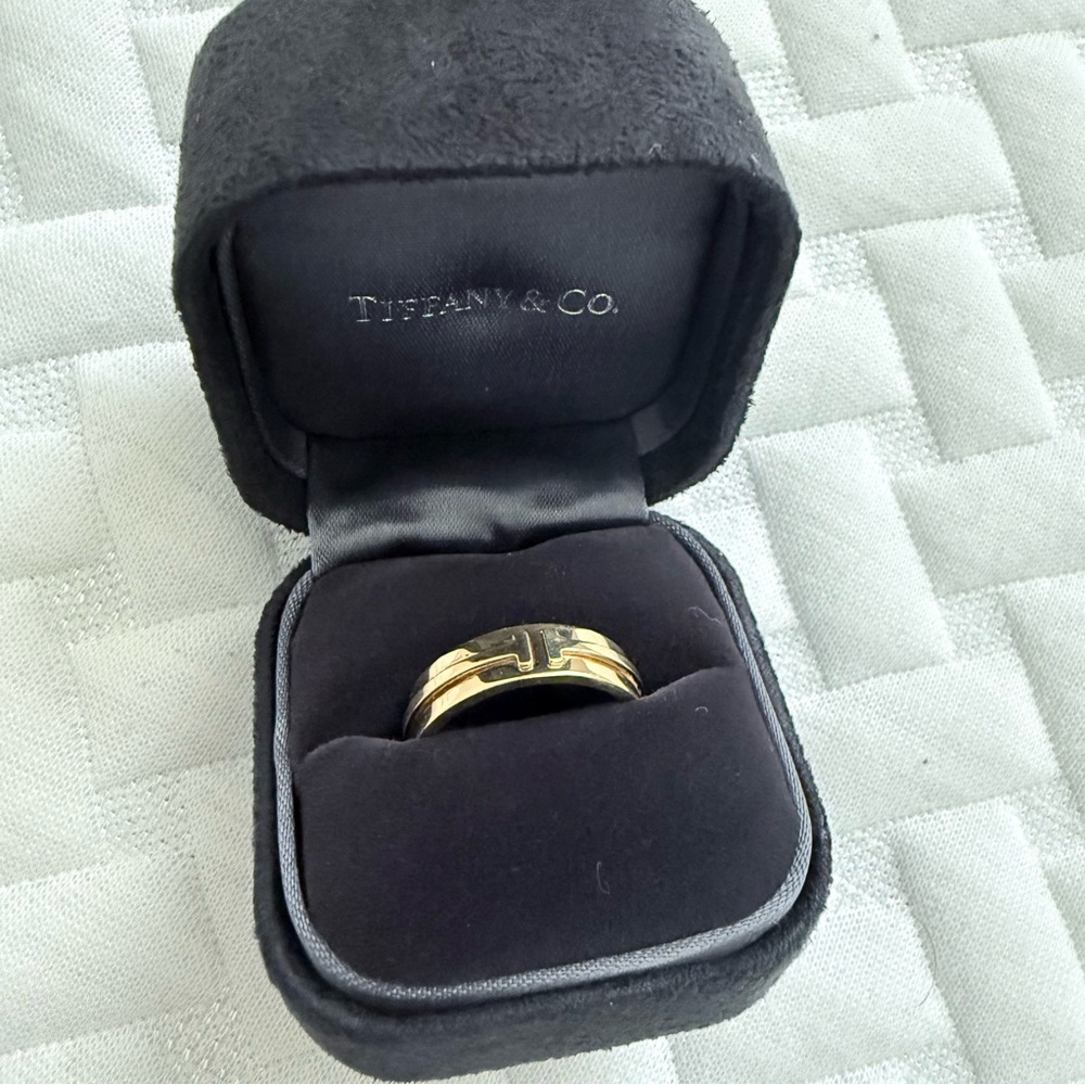 Tiffany & Co. T Wide Gold Ring